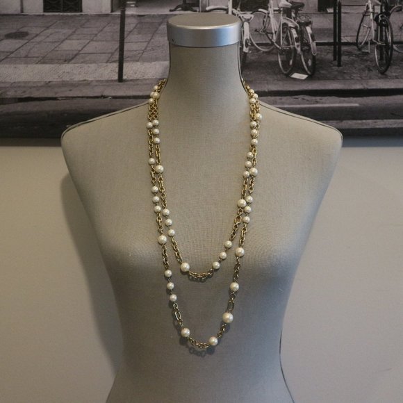 Jewelry - SALE! 🔥 Layered Faux-Pearl Long Necklace